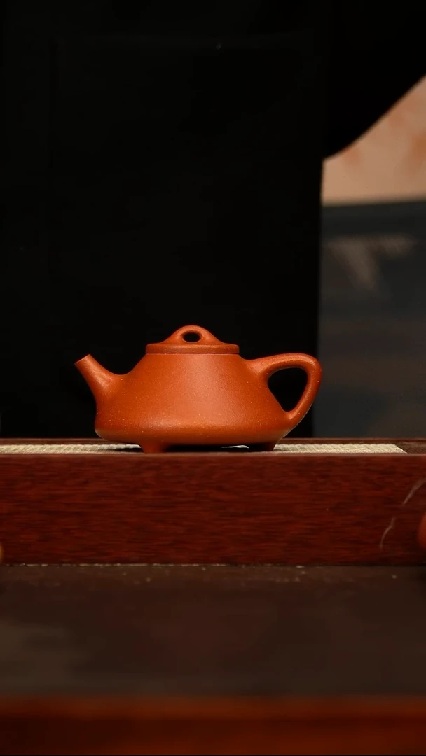 茶壶紫砂子冶石瓢 150cc 原矿降坡泥