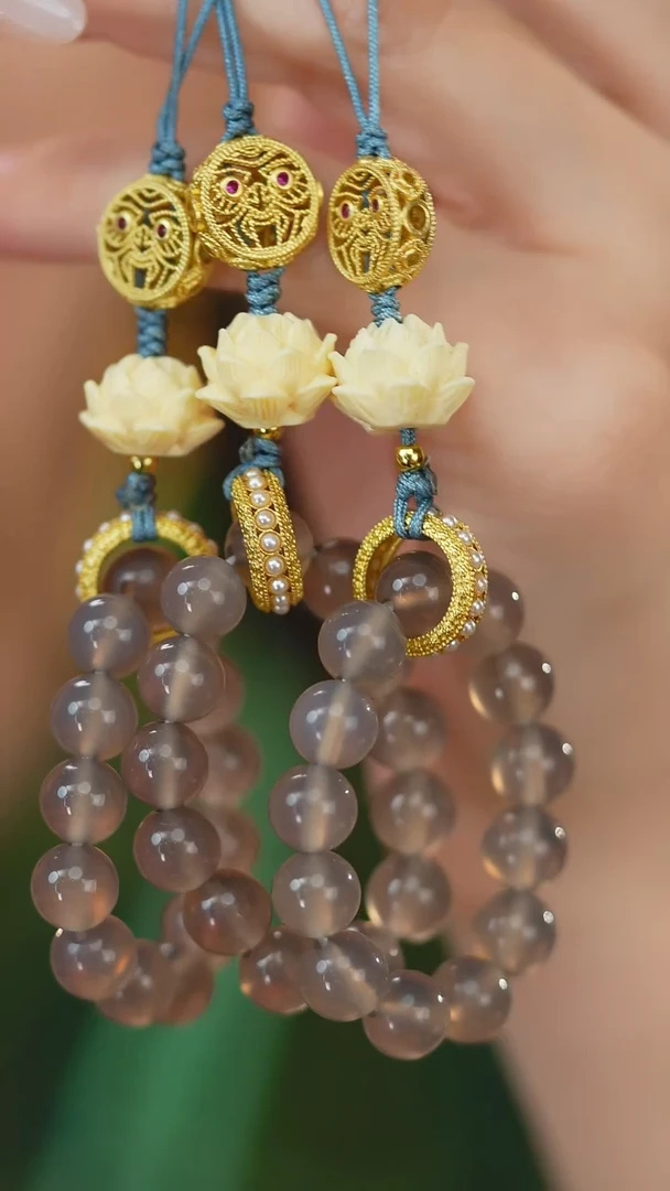 布艺925银手机挂件多样性发一