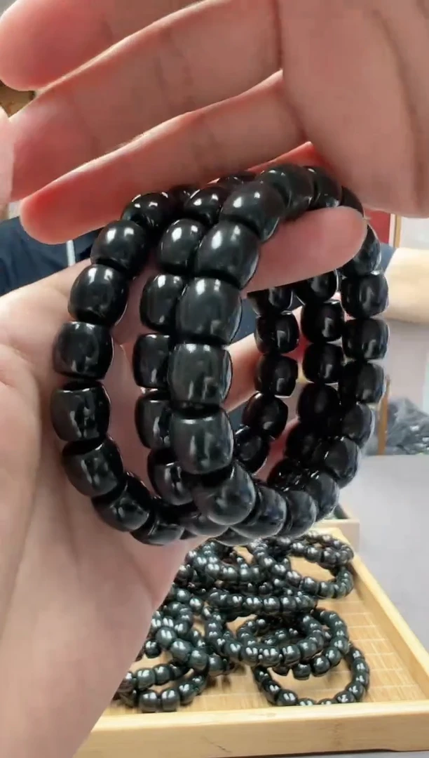 手链未镶嵌和田玉12黑油青多样性发货·拍一发一