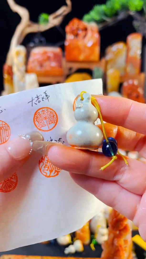 【闪购商品】青田石印石手工篆刻《大吉祥》