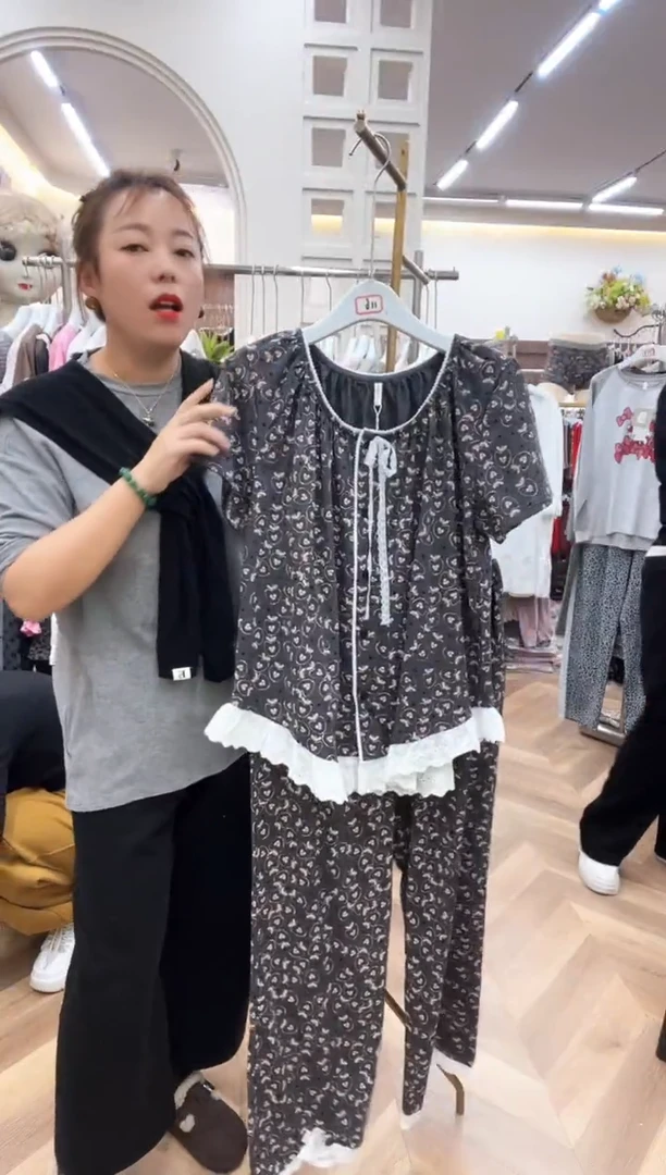 棉半袖长裤L号120斤以下