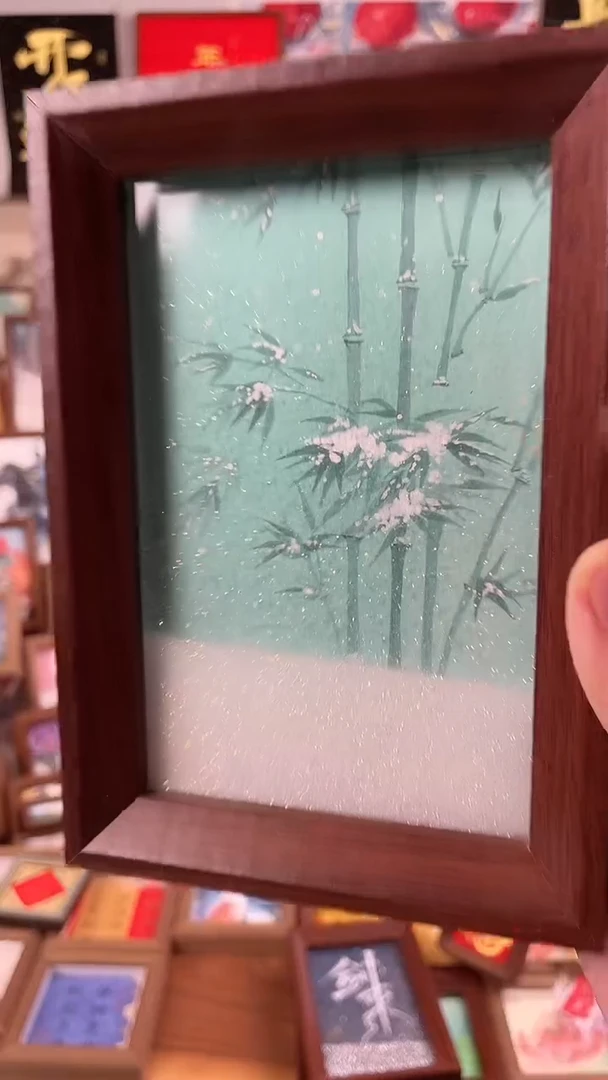 国画纯手绘书法绘画作品