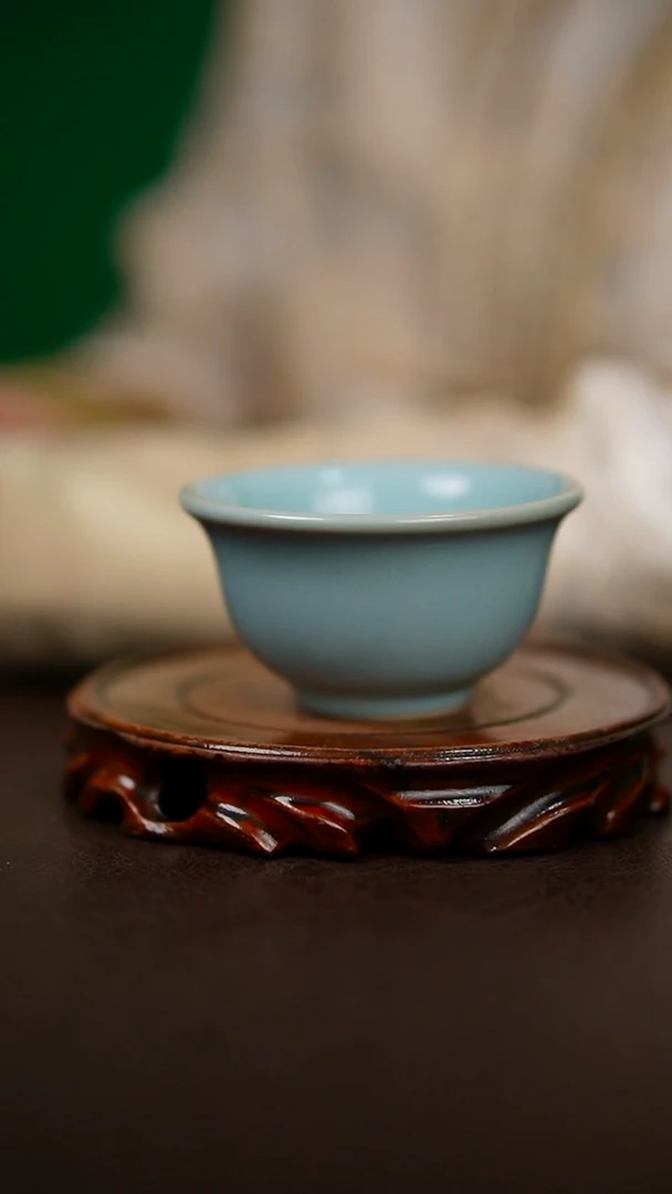 天青色一级品永乐大压手杯100cc