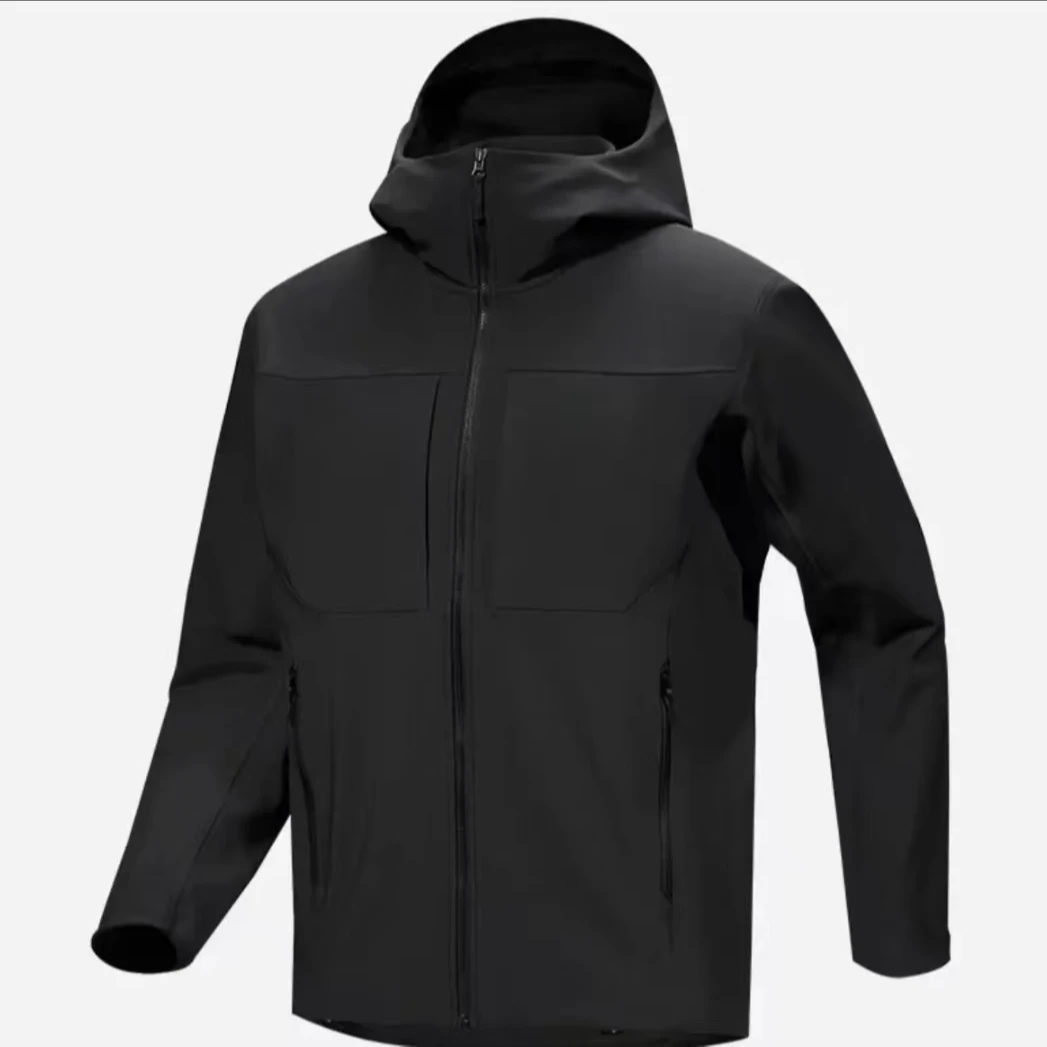 灵魂伽马mx春秋户外软壳三防面料徒步户外连帽