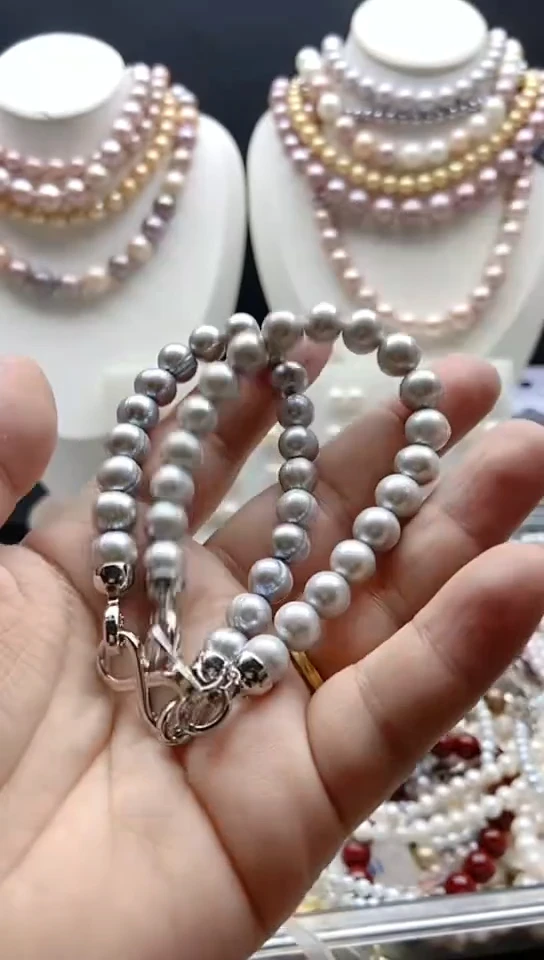 淡水珍珠未镶嵌颈饰1