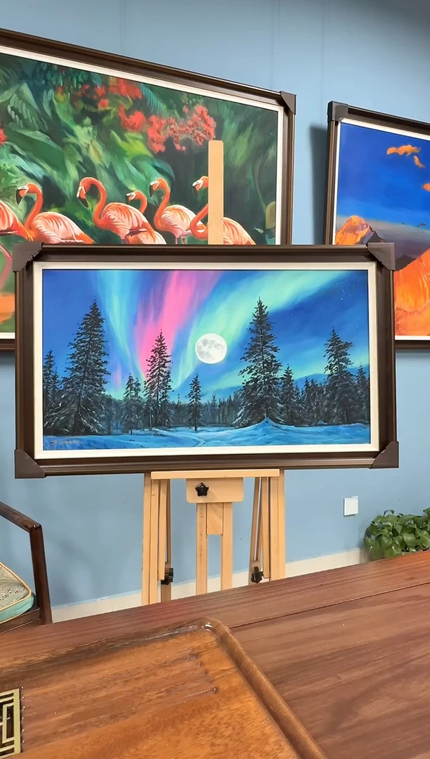 油画29极光-陶宗建-油画