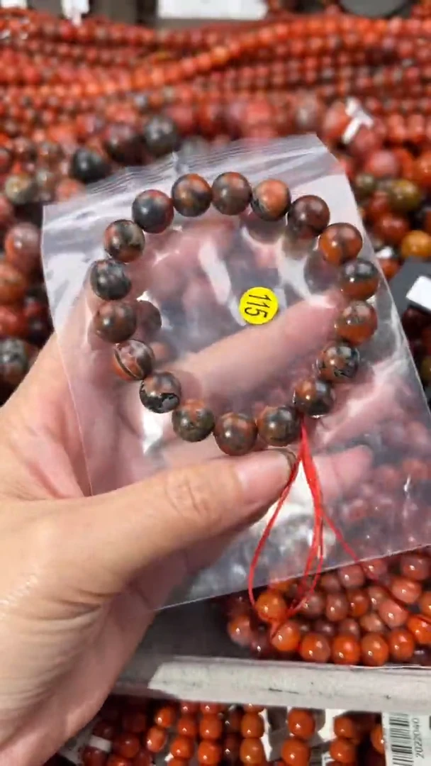 南红玛瑙手串未镶嵌11