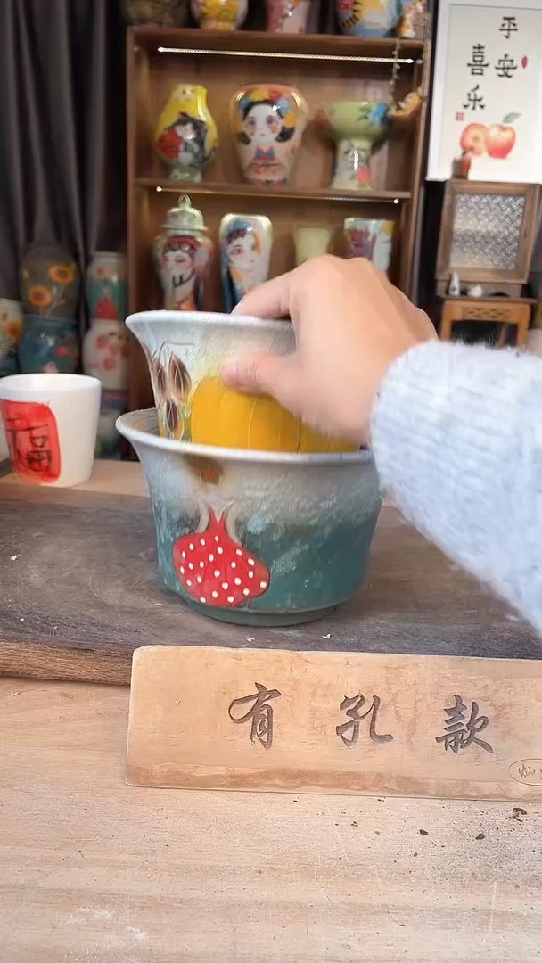 【闪购商品】摆件18-257口17高11 1-2误差瑕疵