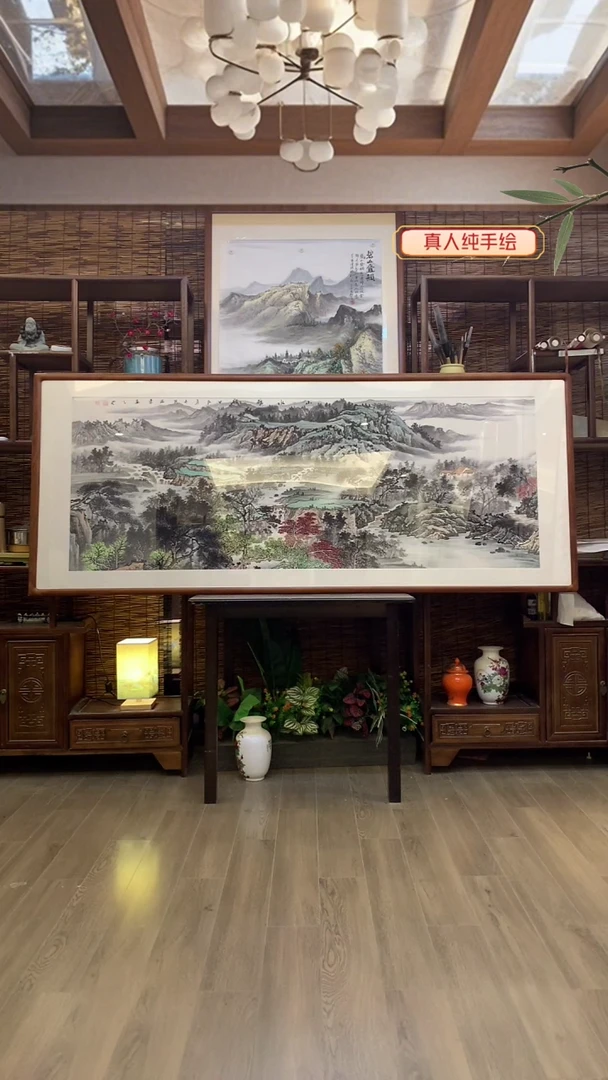 国画知**路国画纯手绘纯实木205*85cm