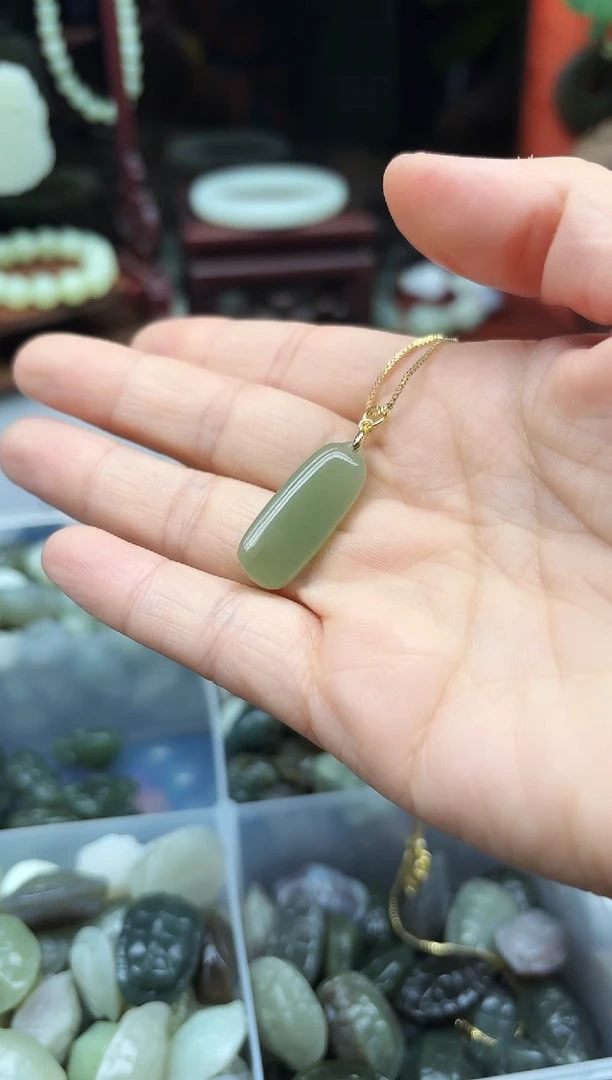 未镶嵌手链和田玉无事牌