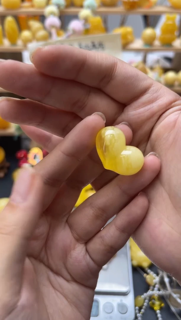 琥珀未镶嵌珠宝奇石074琥珀蜜蜡微瑕