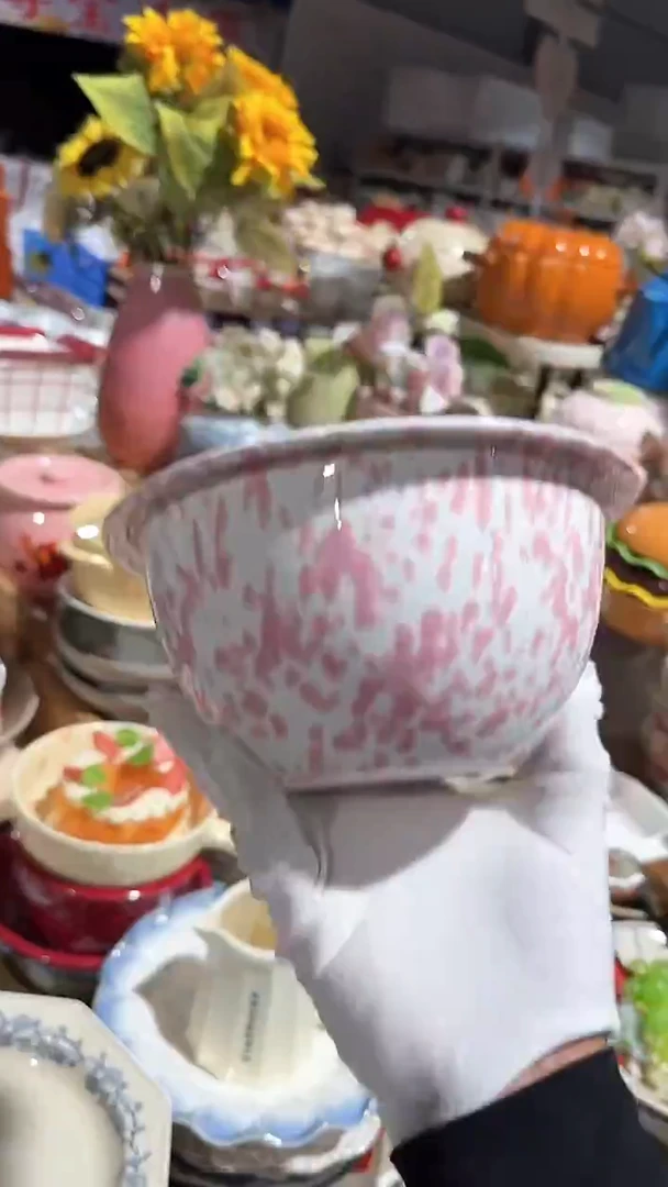 陶瓷泼墨面碗微瑕 凑满20元包邮