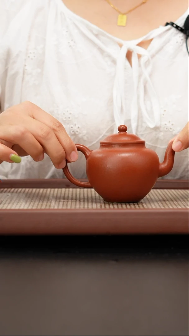 茶壶紫砂小煤窑朱泥宫灯170