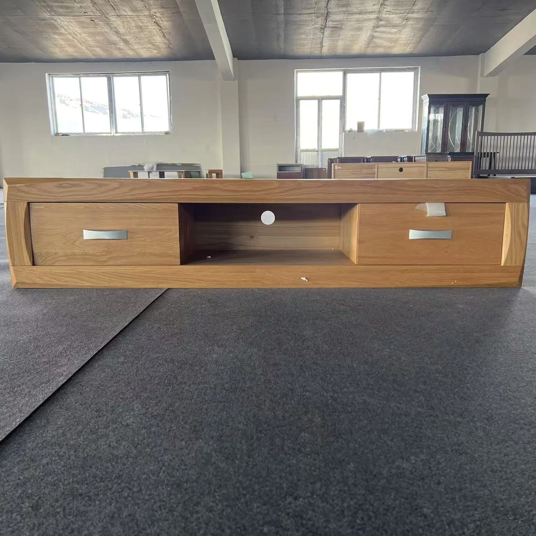 【BZ】JG白橡木电视柜客厅电视柜简约电视柜