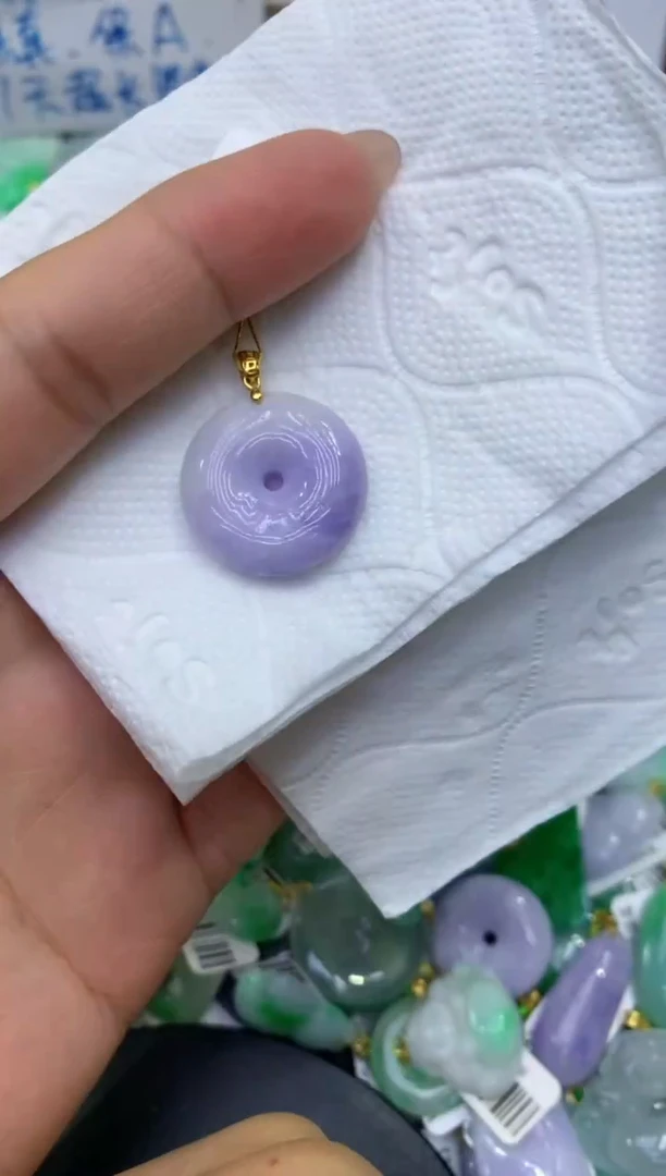 颈饰未镶嵌翡翠天然缅甸A货翡翠