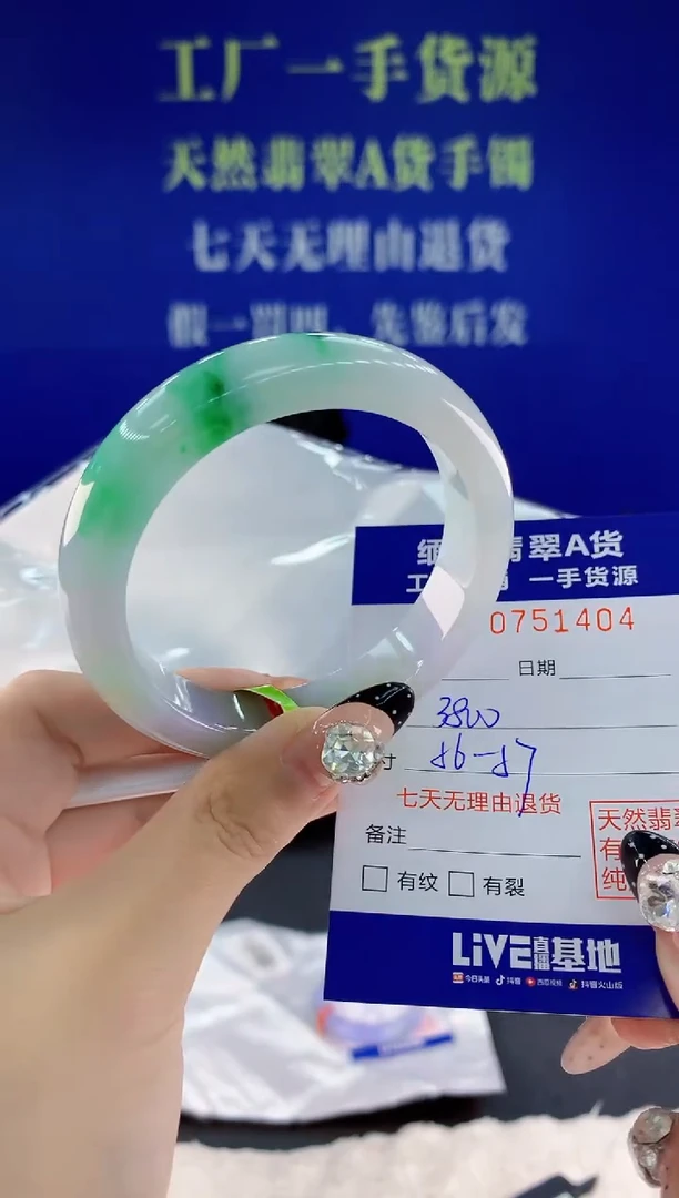 未镶嵌手镯翡翠04天然翡翠A货