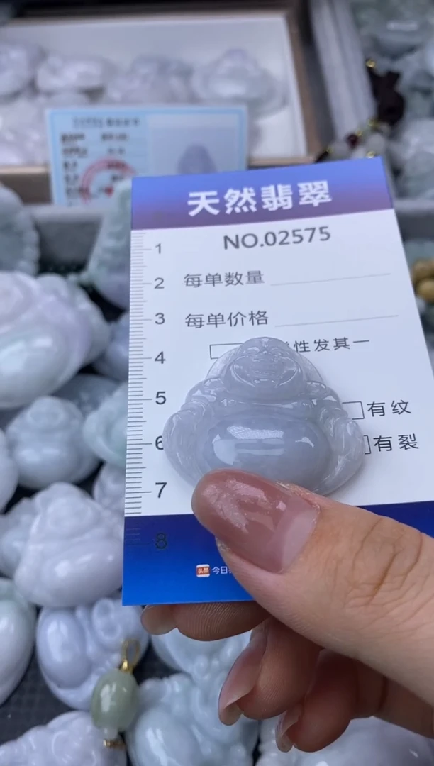 翡翠未镶嵌颈饰缅甸A货翡翠02575