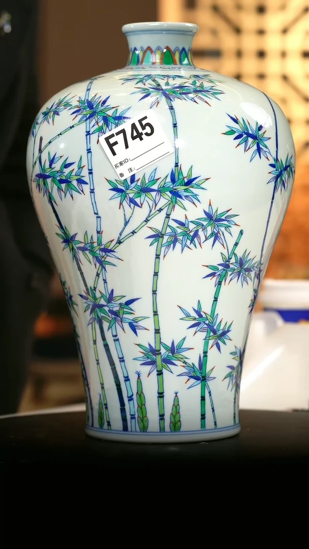 【闪购商品】瓷片景德镇陶瓷赏瓶745