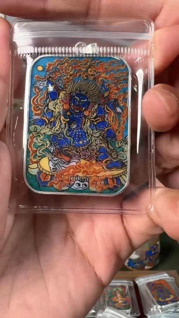 【闪购商品】瓷片@@九觉堂大黑牌牌一个