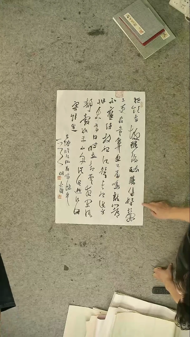 书法胡大成老师 书法《临江仙》