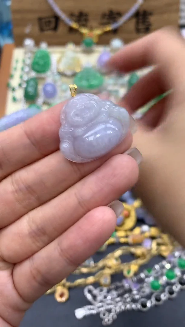 【闪购商品】翡翠颈饰18K金镶嵌269-中国好珍宝