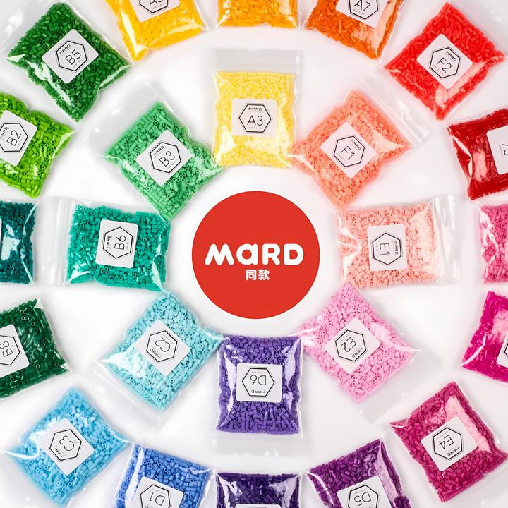 Mard同款颜色高品质融合豆221色2.6mm融合拼豆补充包