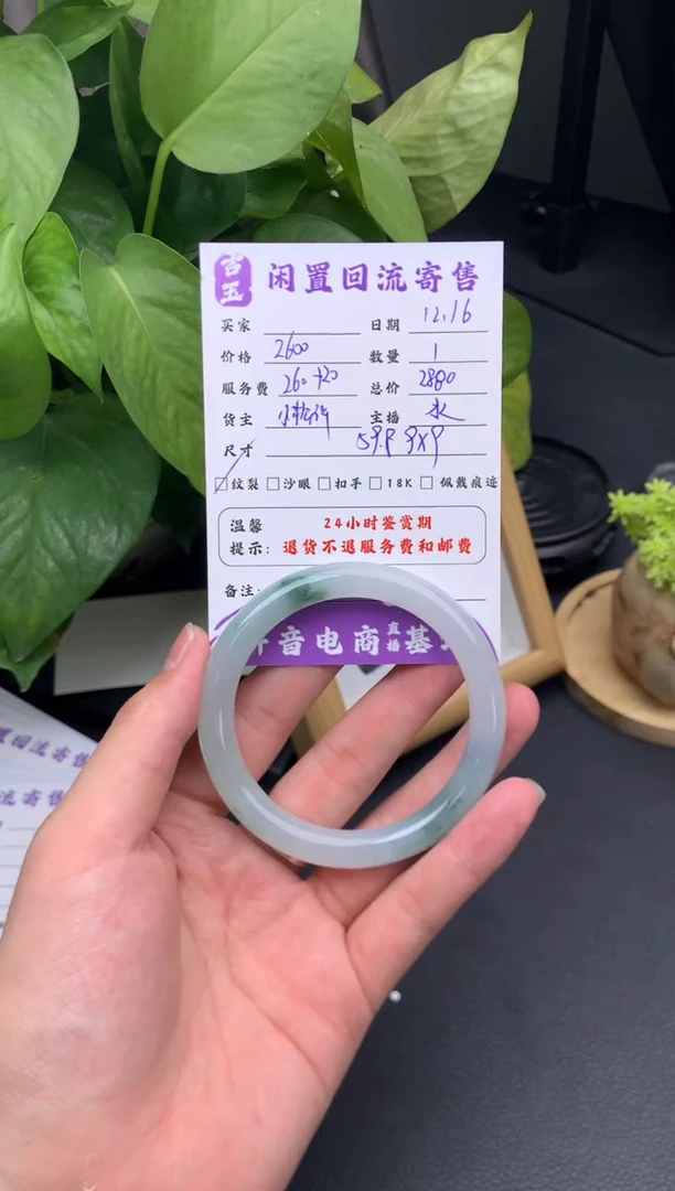 未镶嵌手镯翡翠手镯