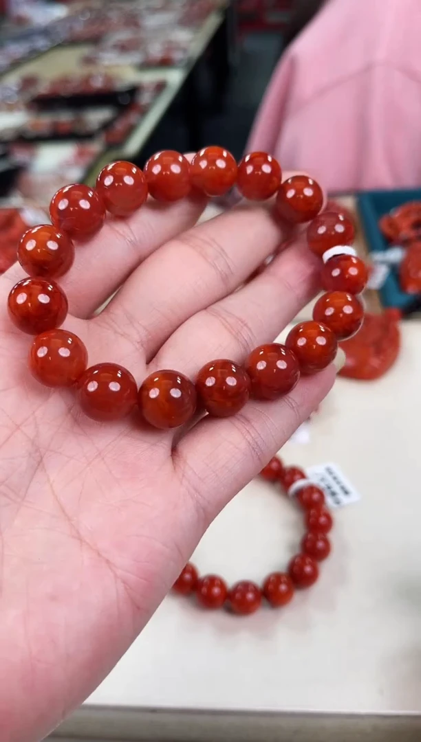 未镶嵌瓦西手串12+南红玛瑙（多样式发其一）
