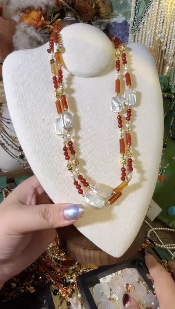 未镶嵌项链玛瑙/玉髓031