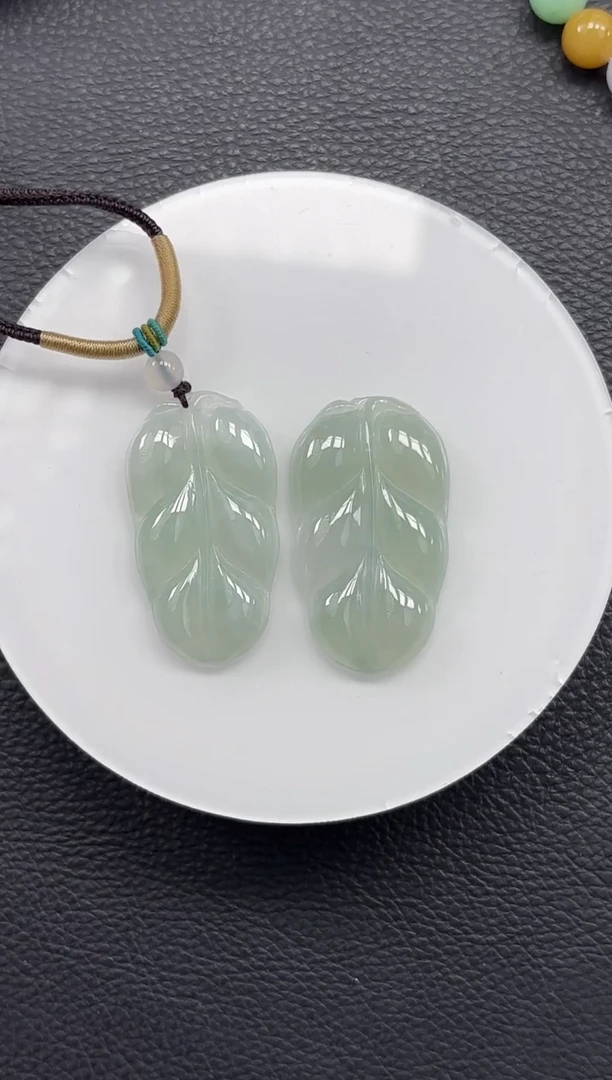 颈饰未镶嵌翡翠K764-920 叶子 多样性发一件