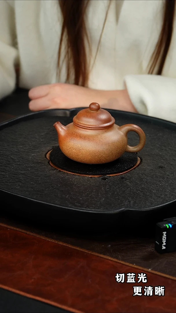 茶壶紫砂周成进 容天21 紫泥柴烧 200毫升