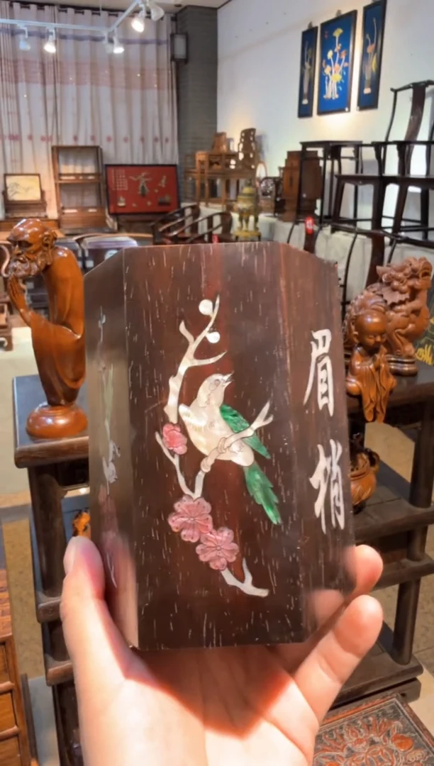 木非洲紫檀  笔筒  摆件