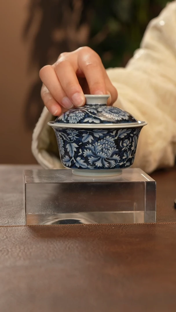 【闪购商品】瓷片青花瓷茶具斌芬陶瓷96
