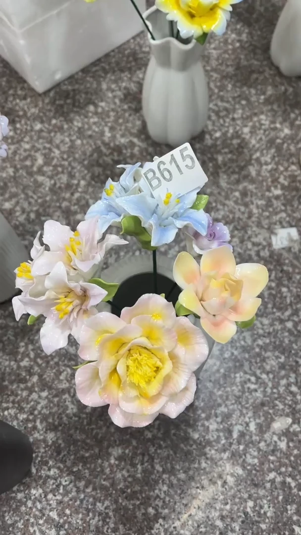 【闪购商品】陶瓷陶瓷花-B615