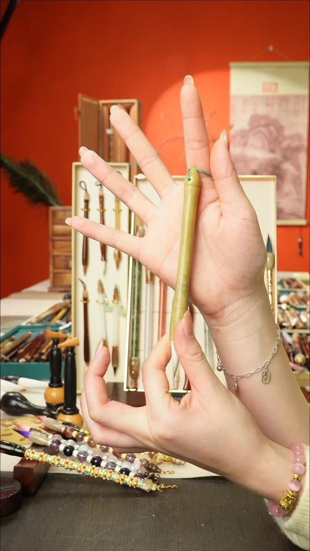 82号闪孤品高货毛笔链接 清水试笔 蘸墨不退