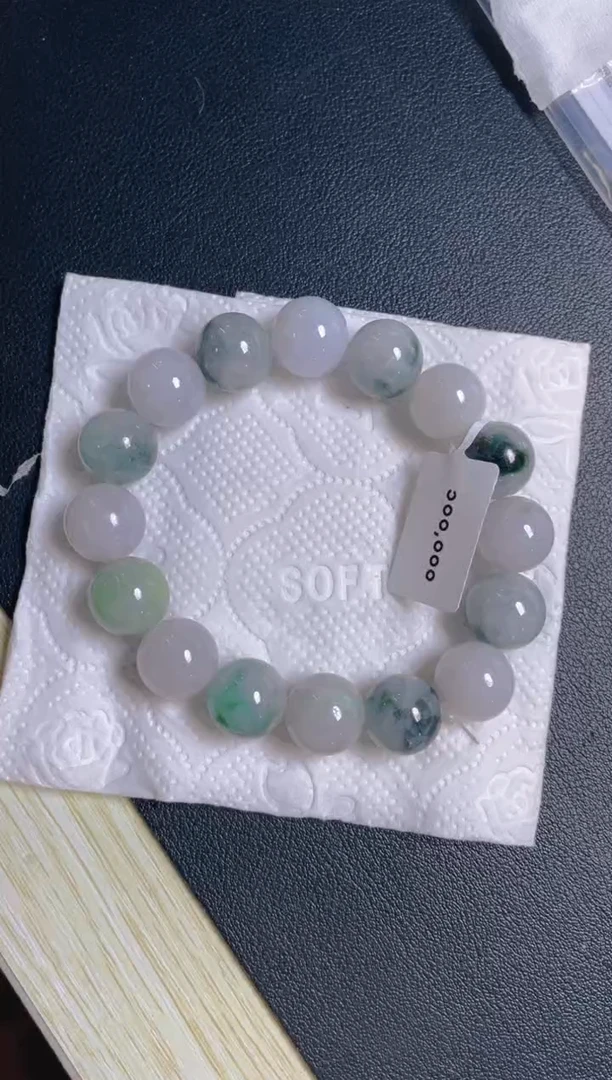 未镶嵌手链翡翠珠串