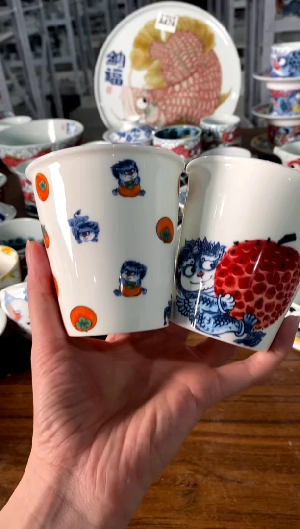 可乐杯一对[直播间微瑕福利价]