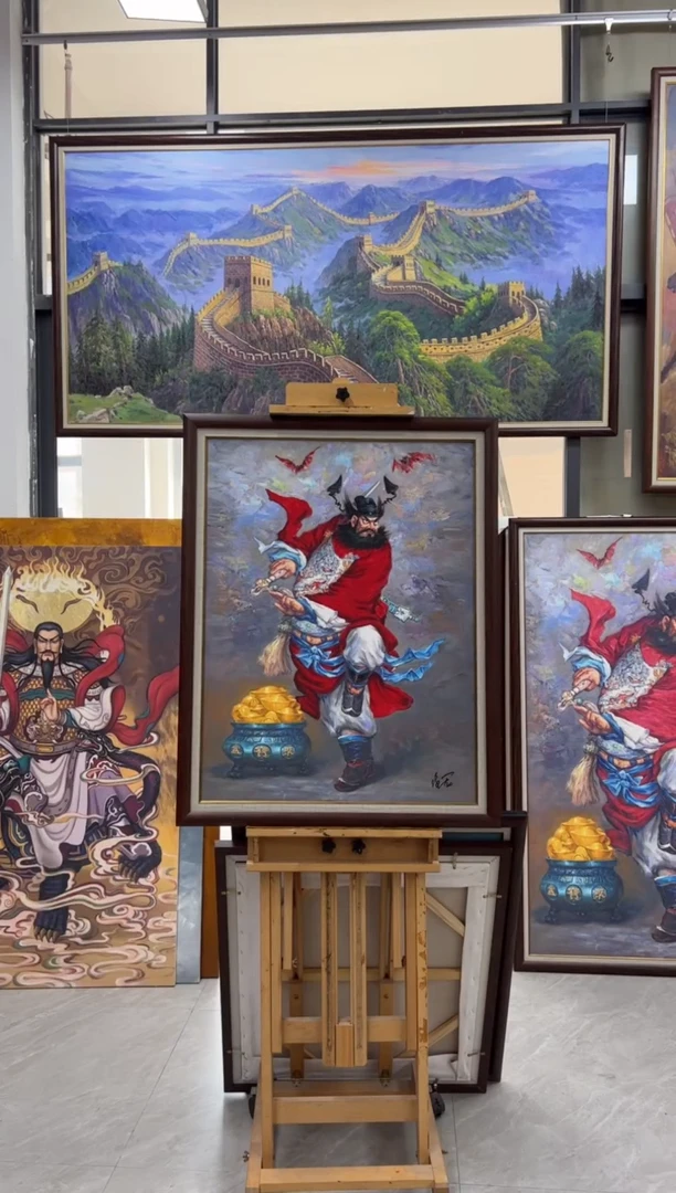 油画《钟馗》带框50*70CM！中秋国庆活动！价格88！仅此一幅！！！