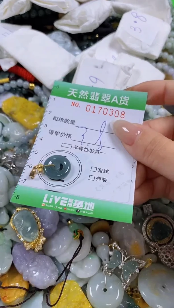翡翠未镶嵌颈饰闪购0170308