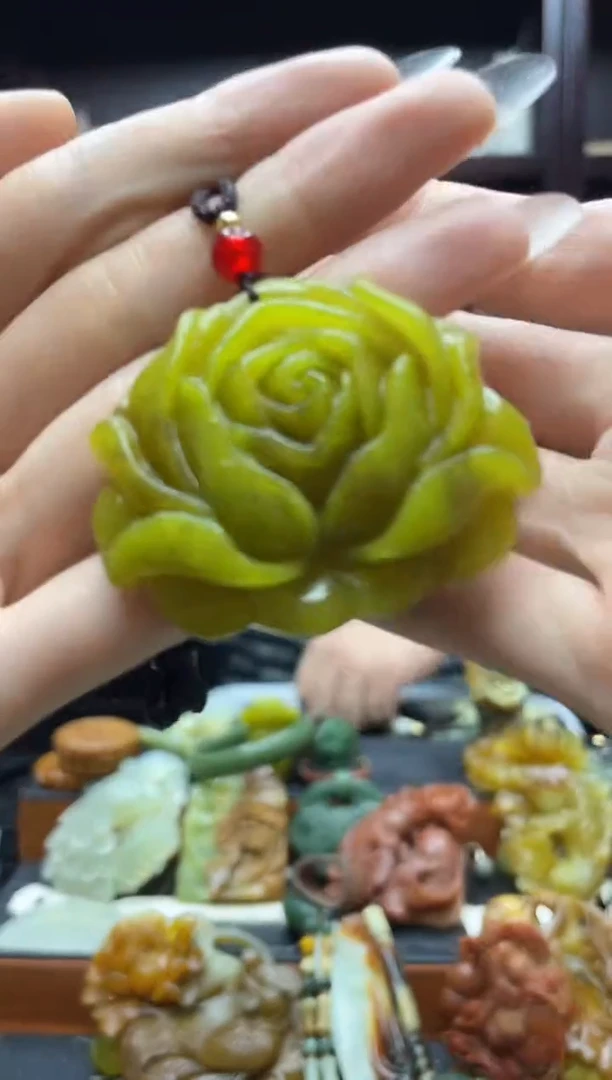 未镶嵌岫玉吊坠·多样性发货*拍一发一