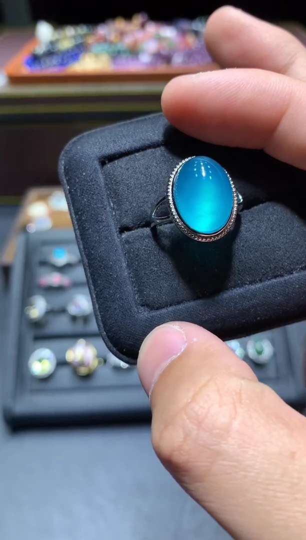 【闪购商品】天河石戒指未镶嵌K91【多样性发其一】