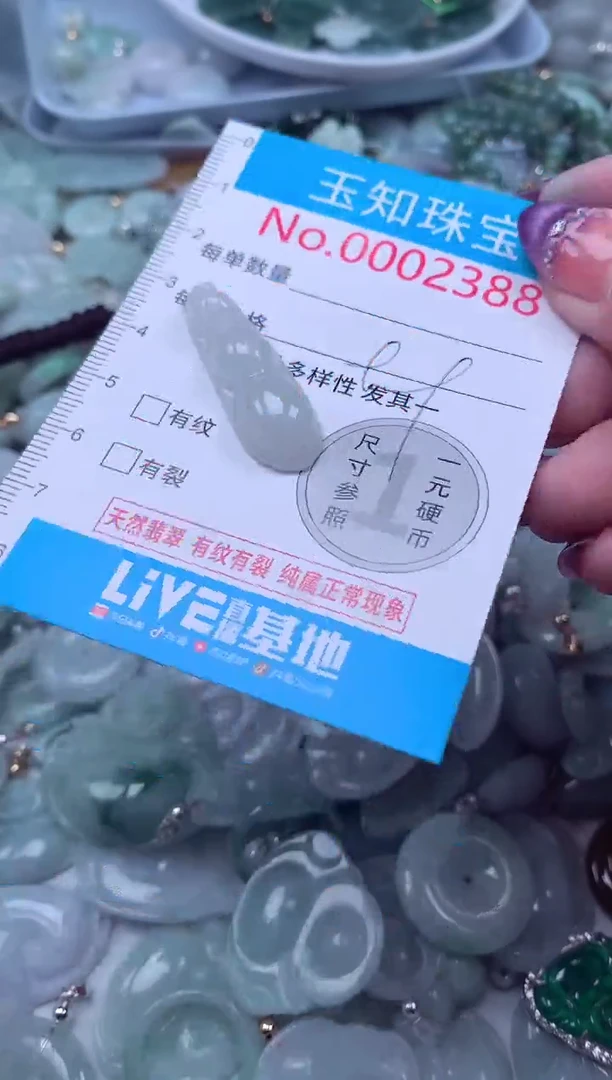 翡翠未镶嵌吊坠(不含链)2388