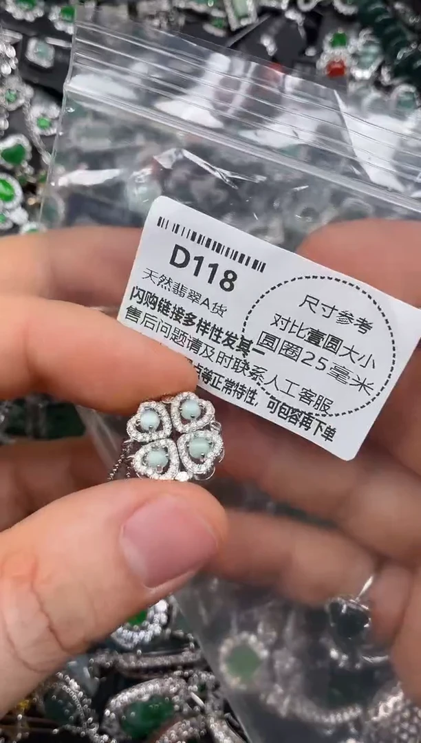 颈饰未镶嵌翡翠D118项链