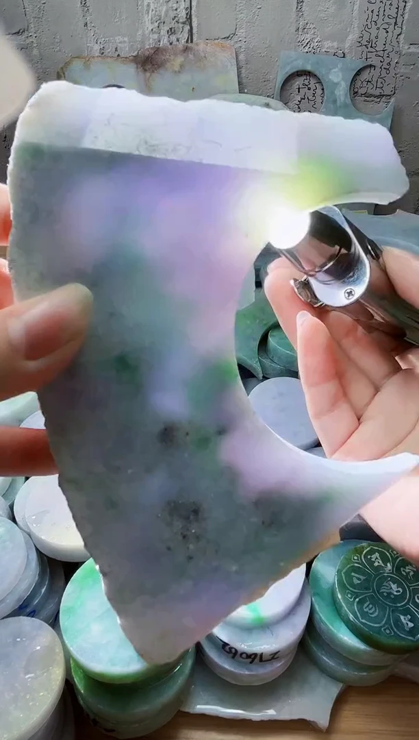 裸石翡翠天然翡翠A货409