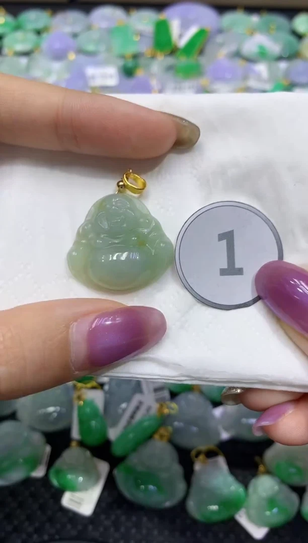 颈饰未镶嵌翡翠天然缅甸翡翠A货