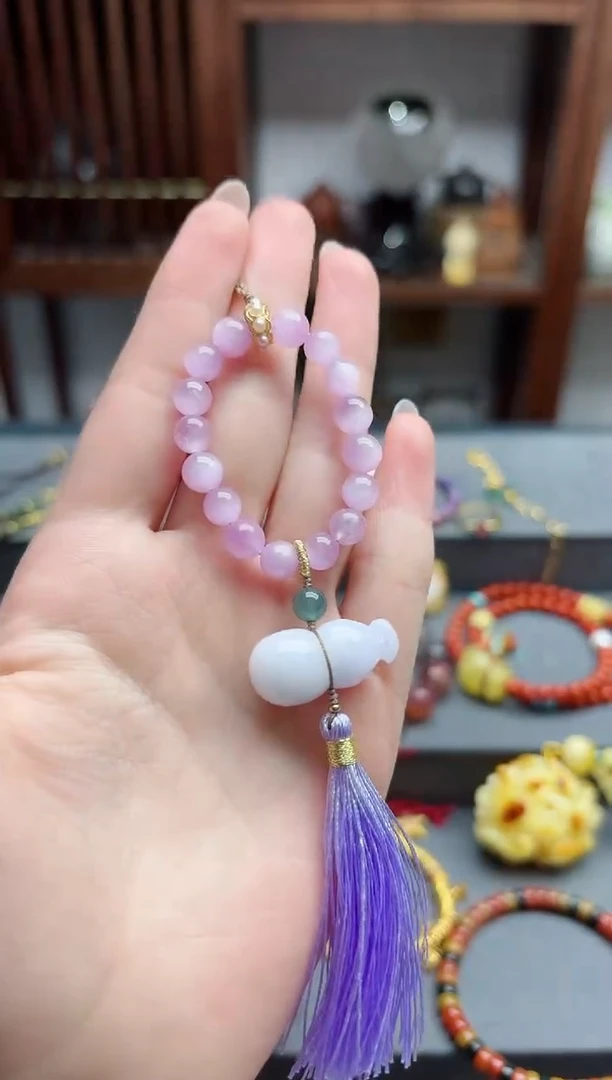 【闪购商品】翡翠挂件未镶嵌翡翠葫芦挂件*2 XQ