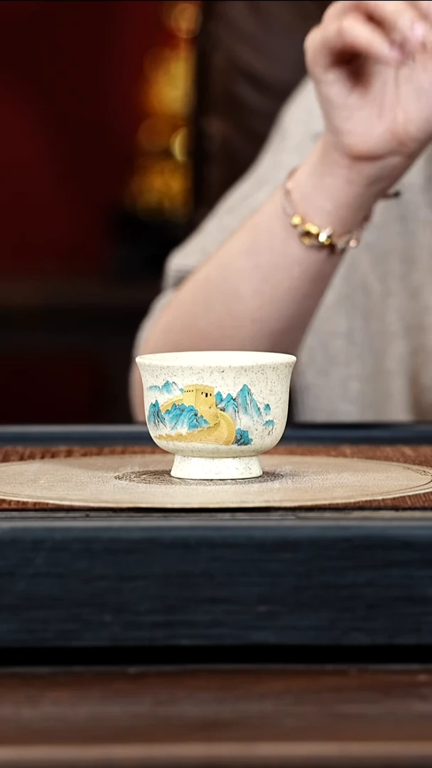 宜兴紫砂团团紫砂精选主人杯