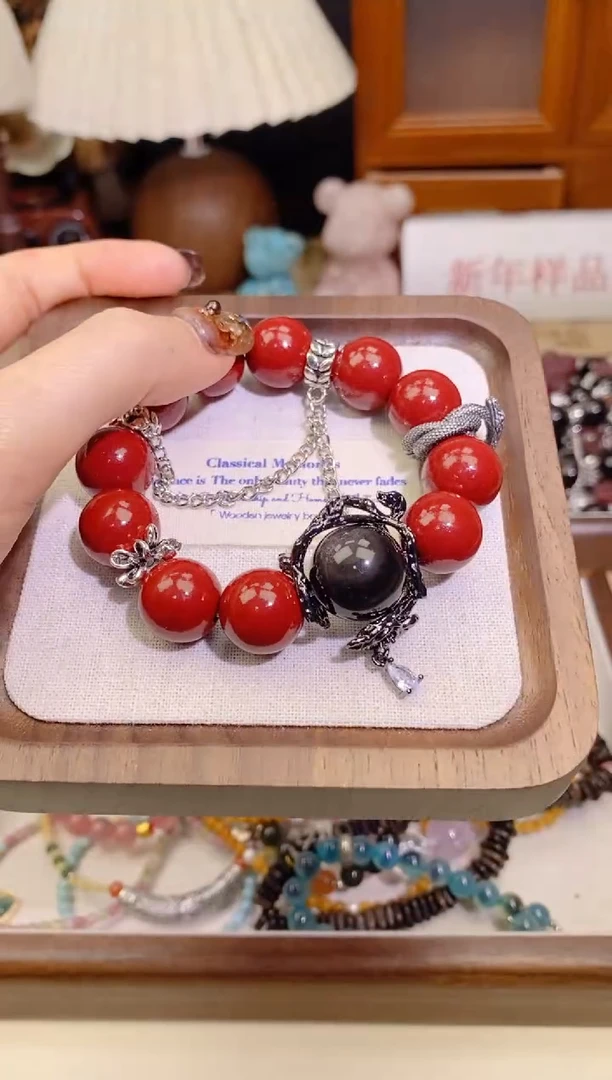 【闪购商品】玛瑙手饰未镶嵌1182朱砂