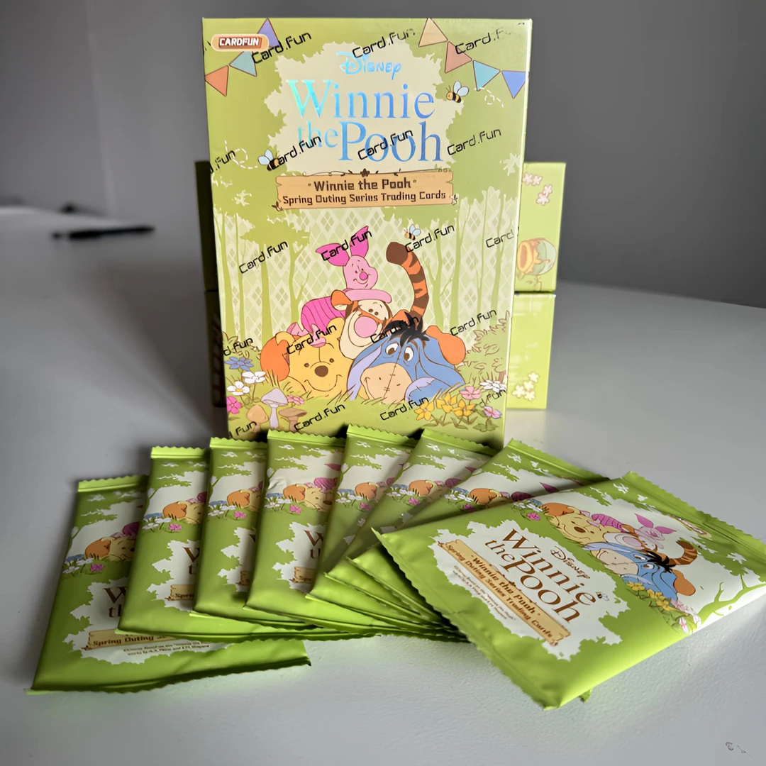 【平拆】集卡社--小熊维尼噗噗治愈陪伴李踏春篇正版收藏卡卡牌盲盒