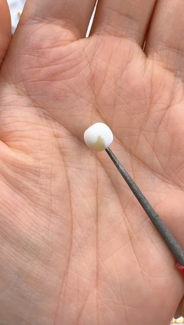 未镶嵌蜜蜡裸石蜜蜡单珠 7*6.6mm